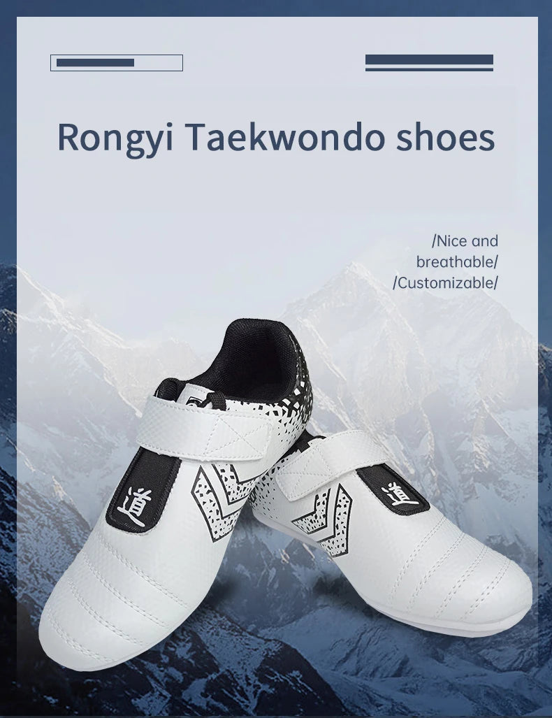 Taekwondo Shoes Breathable Wear-resistant kickboxing kung fu Professional Tae kwon do Martial Arts Sneaker Shoes Kids to Adult