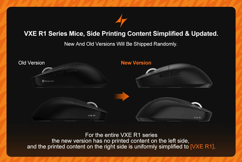 Rato Gaming Sem Fios ATK VXE Dragonfly R1 Pro MAX PAW3395 R1 SE Plus Personalizado para Esports e FPS, Recarregável e Leve