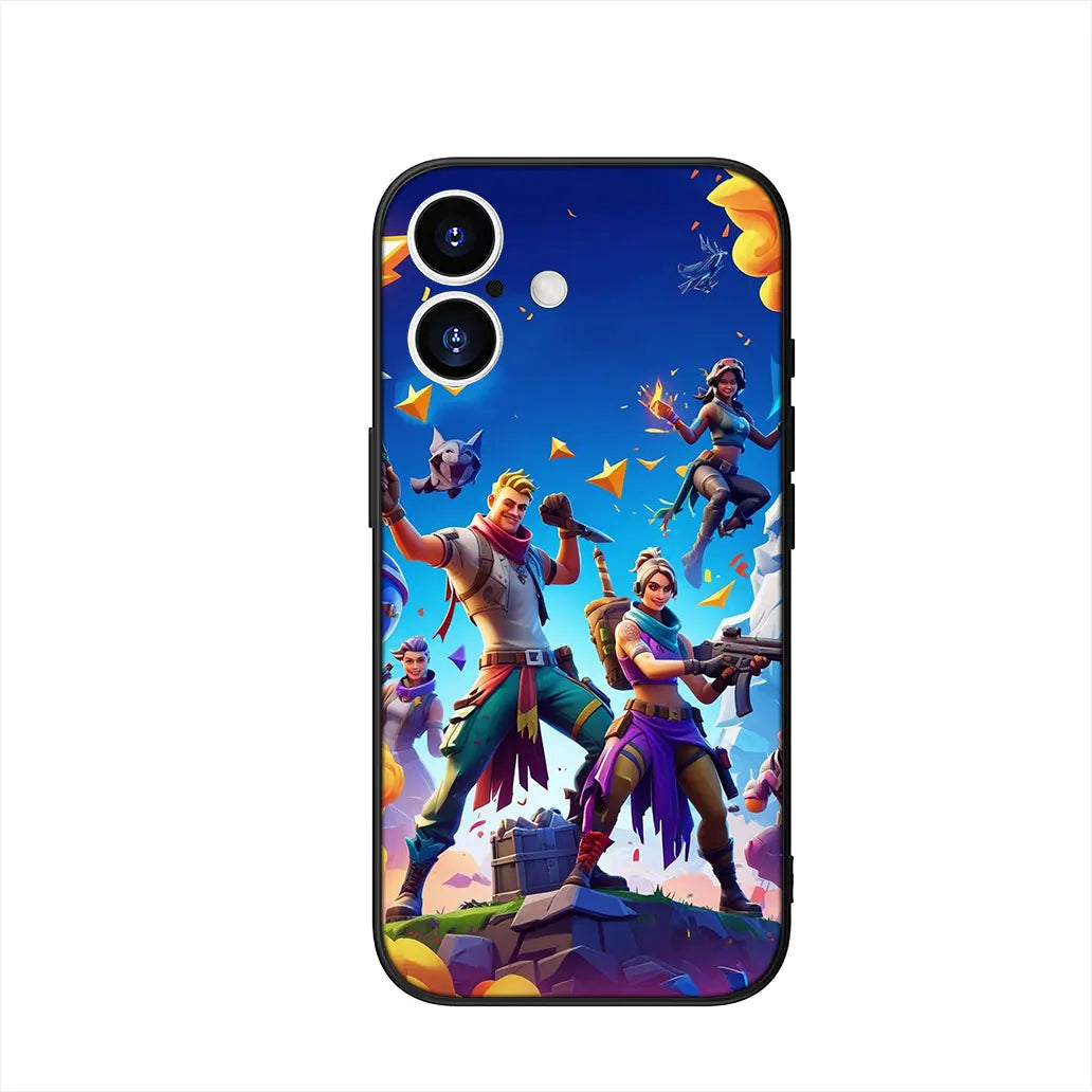 Husă cu design de fundal Game F-ForTnites pentru Samsung Galaxy A07 A13 A12 A23 A42 A50 A51 A52 A53 A70 A71 A72 A21S A04 Note 20 9 8 10