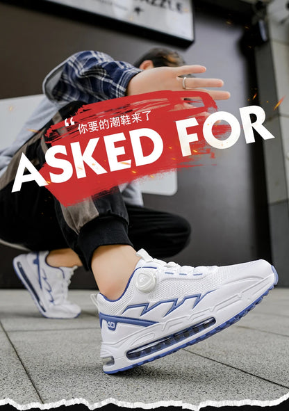 Spring & Summer Men's Running Shoes  Outdoor Hiking,Wear-Resistant Trail Shoes with BOA Closure,Breathable Sports & Casual Style