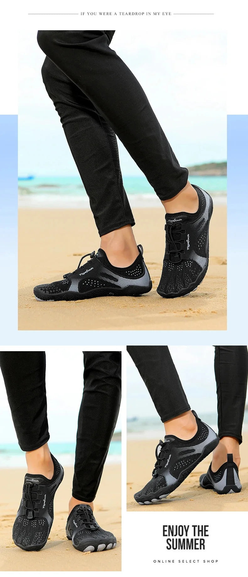 Aqua Shoes Water Shoes Upstream Wading Barefoot Beach Shoes Adults Gym Outdoor Training Footwear Unisex Quick-Drying Breathable