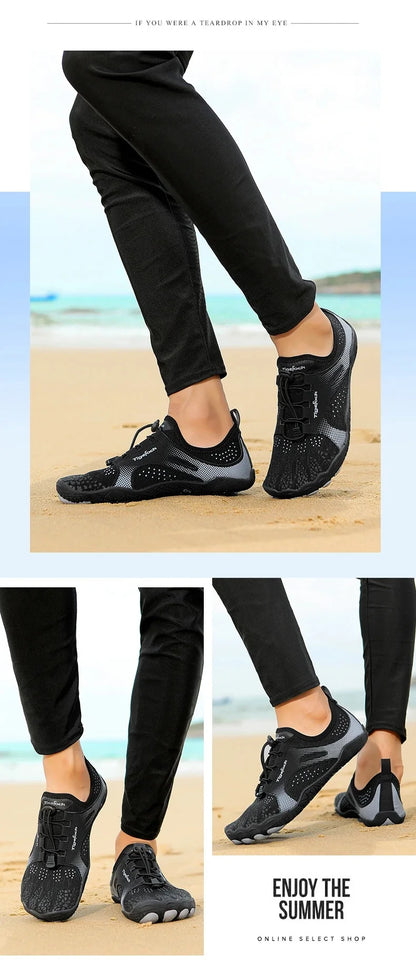 Aqua Shoes Water Shoes Upstream Wading Barefoot Beach Shoes Adults Gym Outdoor Training Footwear Unisex Quick-Drying Breathable