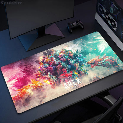 800x300 Apex Legends Mousepad Xxl Funny Unique Desktop Pad Game Mousepad PC Size for large Edge Locking Game Keyboard Pad XL