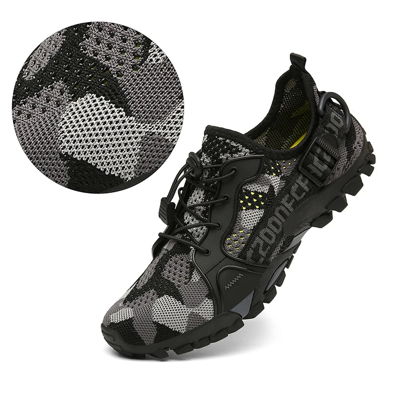 New Men's Outdoor Leisure Hiking Shoes Women's Beach Shoes Wading Shoes Couples Quick-Drying Rock Climbing Sneakers 36-47#