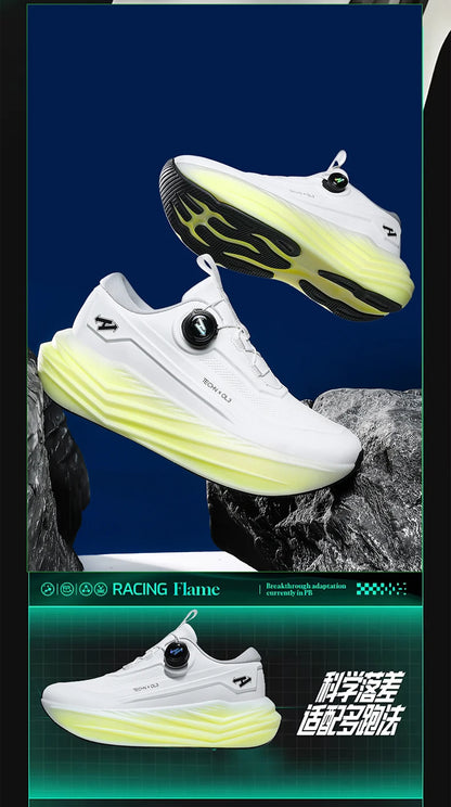 Men's High Platform Running Shoes | Breathable Mesh Athletic Sneakers | Rotating Buckle Quick Wear Casual Walking Shoes