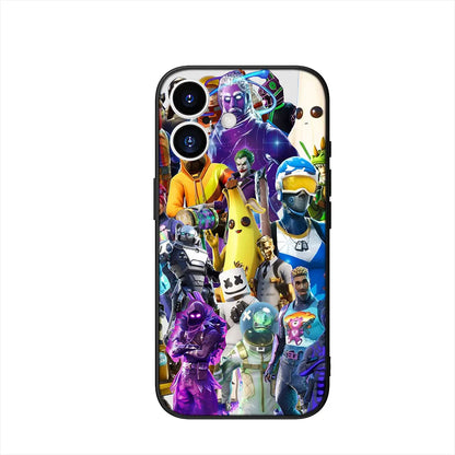 Husă cu design de fundal Game F-ForTnites pentru Samsung Galaxy A07 A13 A12 A23 A42 A50 A51 A52 A53 A70 A71 A72 A21S A04 Note 20 9 8 10