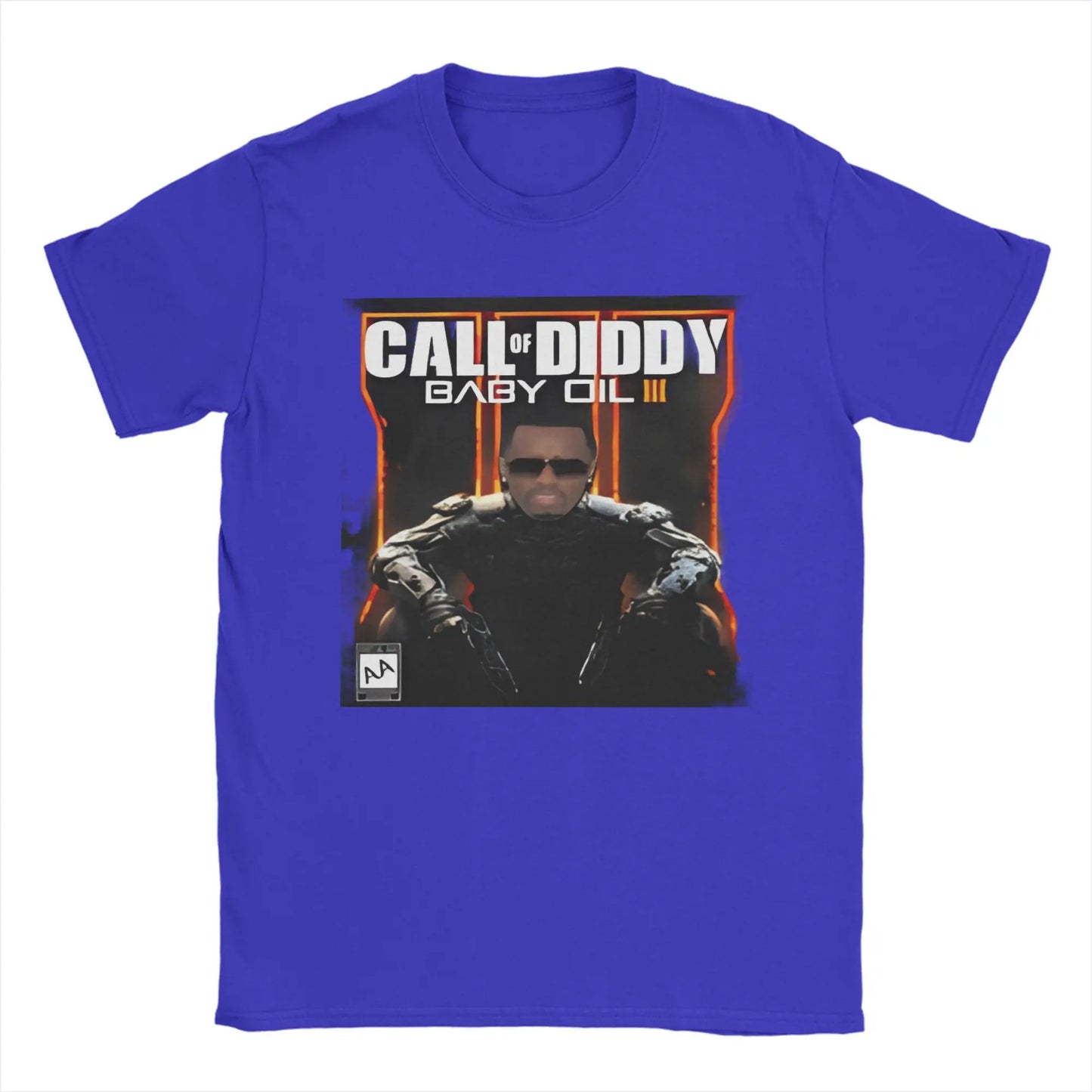 Pánské tričko Call of Diddy Party Brainrot Sigma, humorné tričko ze 100% bavlny, krátký rukáv, tričko s kulatým výstřihem, klasické oblečení