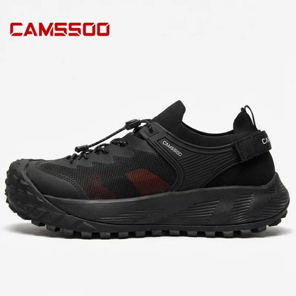 CAMSSOO hiking shoes men summer breathable non-slip running shoes travel outdoor sports cushioning casual boots off-road shoes