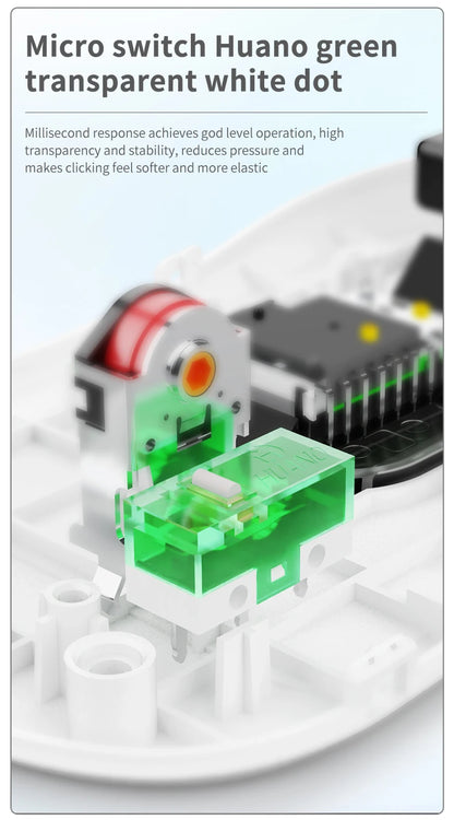 Bezdrôtová myš AJAZZ AJ139Pro/AJ139V2MC s čipsetom PMW3395/PAW3311, 12000-26000Dpi, profesionálna herná myš