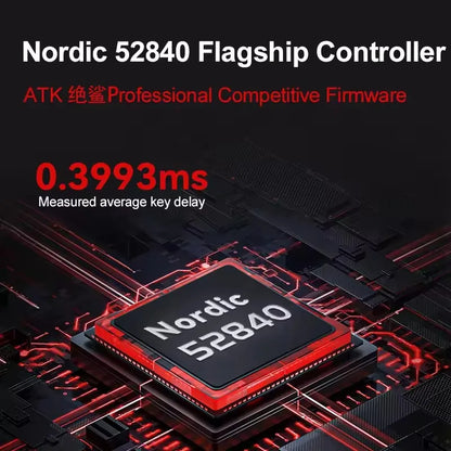 Rato Gaming Sem Fios ATK BlazingSky F1 Extreme PAW3950 Ultra Dual-Mode 8000Hz, 35g, Leve, para E-sports FPS