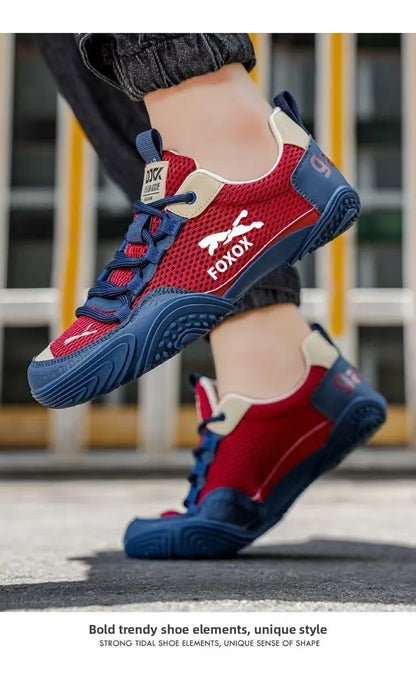 Men's Breathable Running Shoes Lightweight Mesh Upper Comfortable Soft Sole Sporty Casual Sneakers Trendy Summer Footwear