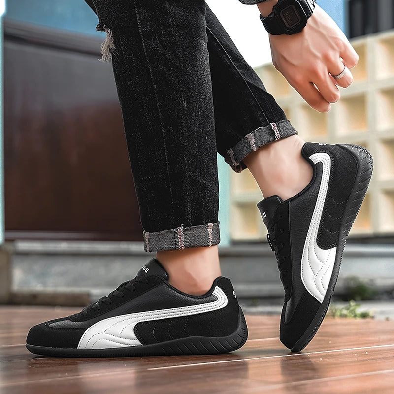 Popular Autumn Lightweight Fashionable Mens Casual Shoes Odor Resistant Low Cut Sports Shoes Outdoor Soft Retro Walking Shoes