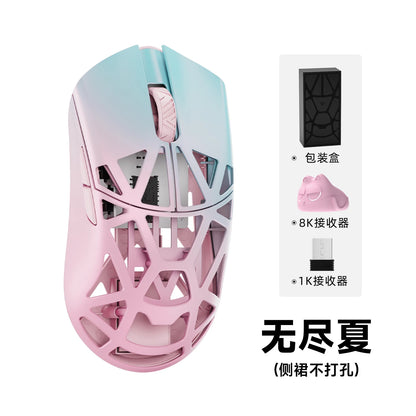 WLMOUSE Beast X Pro, lekka bezprzewodowa mysz gamingowa e-sportowa ze stopu magnezu, 750IPS, 8K, PAW3950HS, 30000DPI, bez podświetlenia