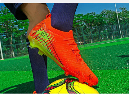 New Men's Football Boots Wholesale Cleats Non-Slip Sneakers Training Soccer Shoes Top Quality FG Drop Shipping Unisex Adult