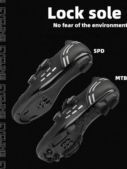 High-Quality Cycling Shoes Men's SPD Self-Locking Racing Bicycle Sports Shoes Women's MTB Mountain Non-Slip Cycling Shoes 36-47