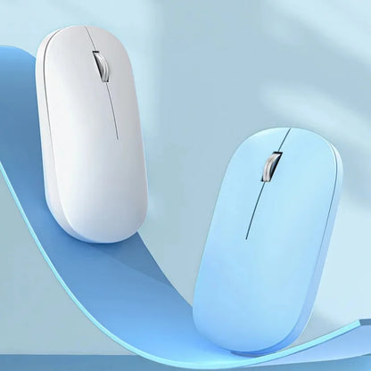 Lenovo Bluetooth Wireless Mouse Dual Mode 2.4G & Bluetooth 5.3, Type-C Rechargeable Silent Ergonomic Mouse with Adjustable DPI for Laptop & Office