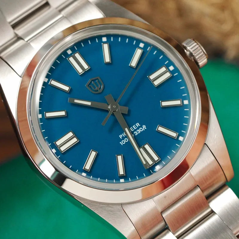 Watchdives WD1016 V3 36Mm Vintage Watch VH31 Sweep Quartz Watches Man Enamel Blue K1 Bubble Mirror Sapphire Lumes 10Atm Relojes