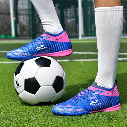 Nuevas zapatillas de fútbol para hombre de alta calidad, tacos para partidos en interior, botas de fútbol para exterior superventas, para césped, de caña alta, fútbol sala, antideslizantes