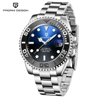 PAGANI DESIGN V3 40MM  Men Mechanical Wristwatch Sapphire Luxury Automatic Watch Men's Stainless Steel Waterproof watches