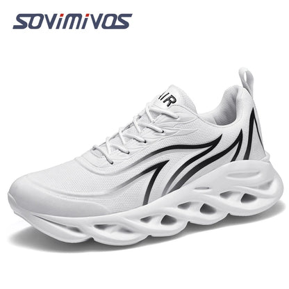 Mens Walking Shoes - Slip On Tennis Running Shoes Memory Foam Lightweight Work Sneakers for Indoor Outdoor Gym