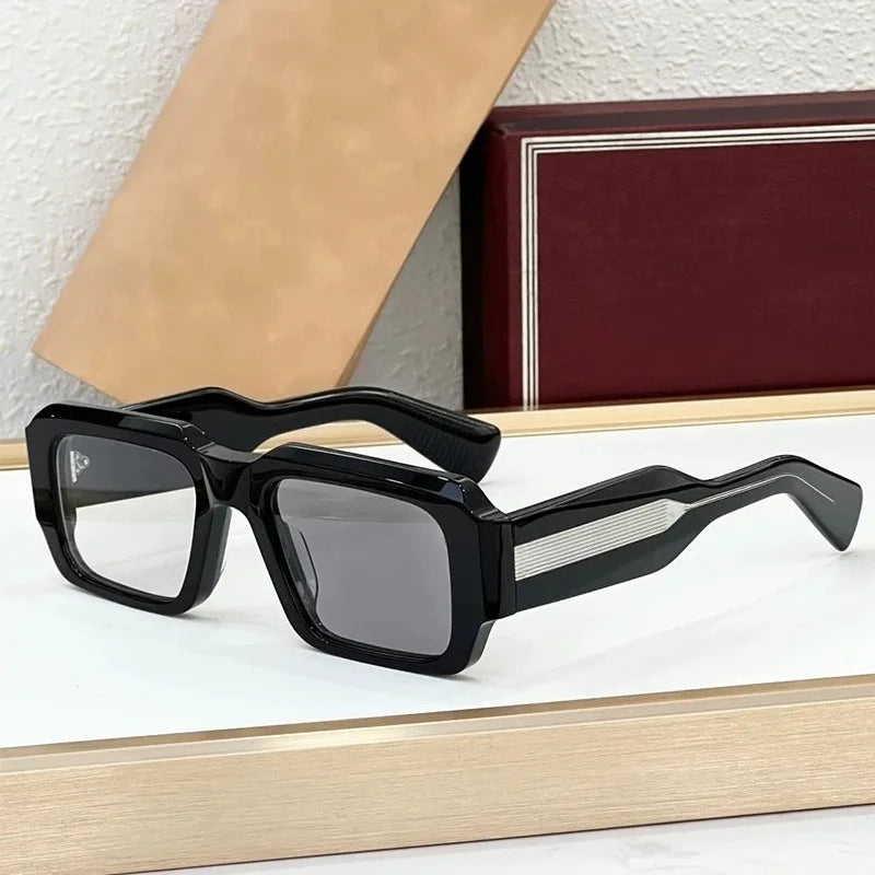 JMM MIGLIA Rectangle Acetate Sunglasses for Men and Women Handmade in Japan High Quality Brand Designer Outdoor UV400 Eyeglasses