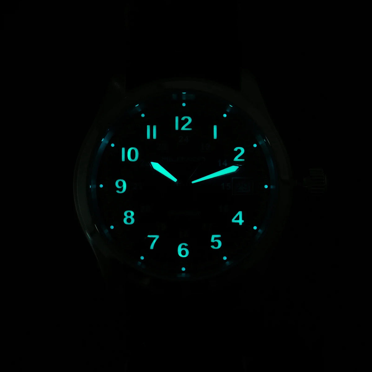 Militado ML08 Vintage Quartz Watch Ronda 515 Movement Ar Sapphire Mirror 38Mm Wrist Watch Date Super Luminous Waterproof Watches