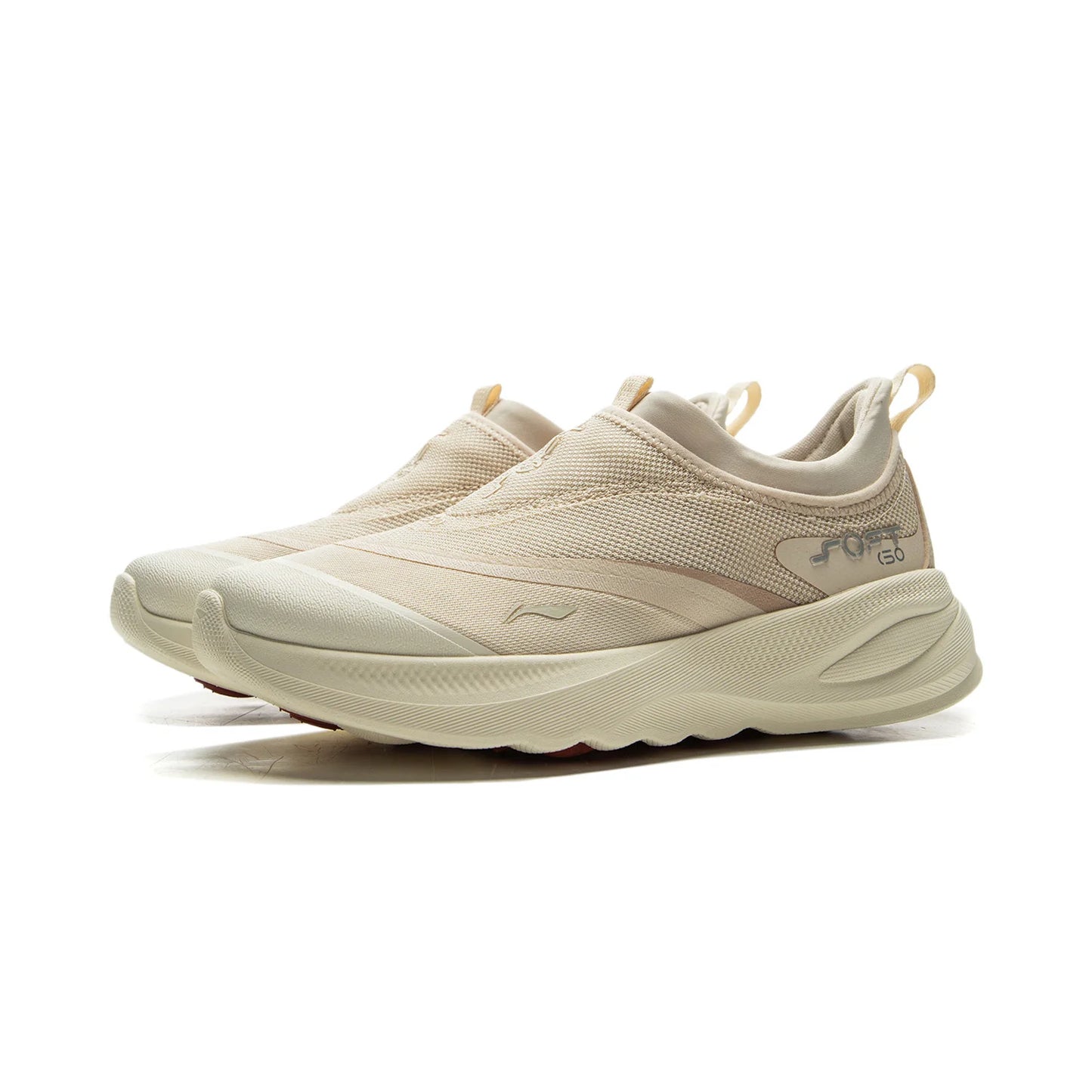 Li-Ning Women's SOFT GO 2 Slip-on Casual Walking Shoes COMFOAM Breathable Flexible LiNing Comfortable Sports Sneakers AGLV006