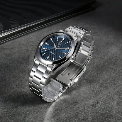 Watchdives WD0006 Watch VH31 Sweep Second Movement Domed Sapphire Crystal BGW9 Luminous 10Bar Waterproof 38mm Vintage Watches