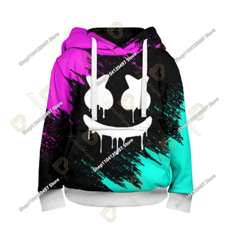 Children's Clothing Fortnite Cosplay Hoodie Sweatshirt Battle Ikonik Man Sleeve Costume Christmas Pullover Stress Shirt Clothes