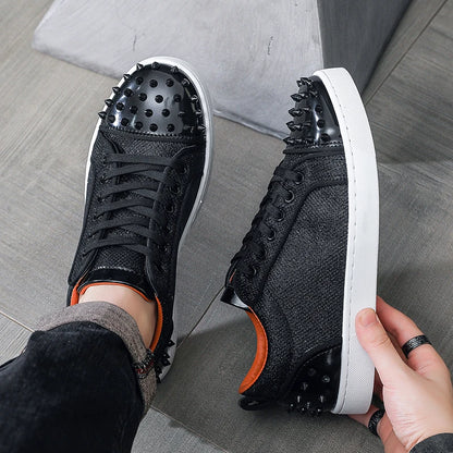 Hot-Selling Skateboard Shoes for Men Leisure Walk Sneakers Versatile Men Vulcanized Shoes Outdoor Tenis Masculino Punk Trainers