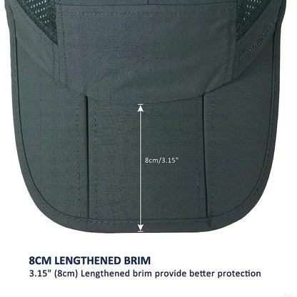 GADIEMKENSD Snabbtorkande, hopfällbara och bärbara basebollkepsar för män, sommar, havsvågbroderi, unisex, sport, solhattar, snapback-keps