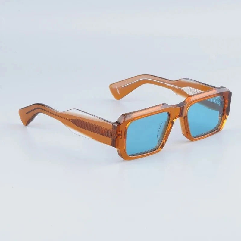 JMM MIGLIA Rectangle Acetate Sunglasses for Men and Women Handmade in Japan High Quality Brand Designer Outdoor UV400 Eyeglasses