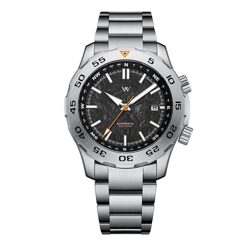 WM Watch Automatic Mechanical Watches Water Resistant Classic Casual Business Man Watch Welly Merck WM157M