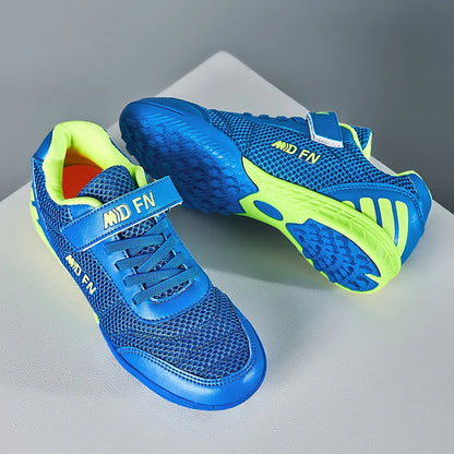 Personality Stylish And Comfortable Boys Girls Training Game Sneakers Indoor Outdoor Lawn Youth Student Soccer Shoes 29-39#