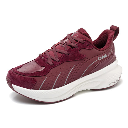 ONEMIX 2025 Winter Training Running Shoes for Men Sport Shoes Leather Warm Wear-Resistant Female Jogging Shoes Walking Sneakers
