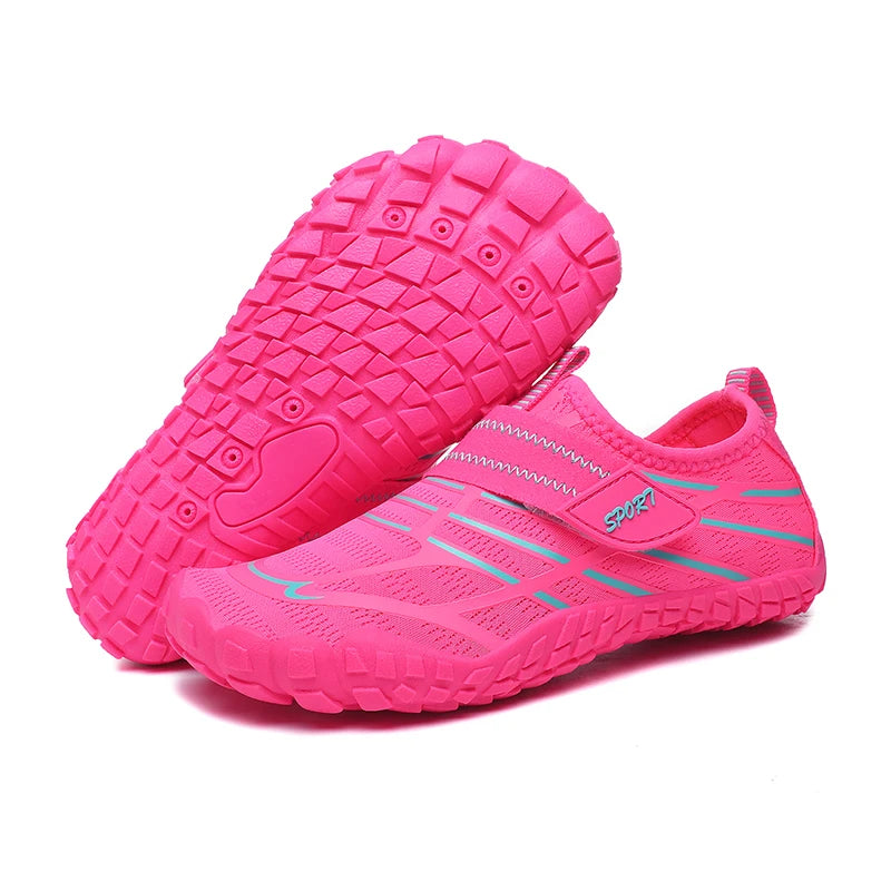 Buty do pływania dla dzieci, szybkoschnące buty plażowe, buty wodne dla chłopców i dziewczynek, buty sportowe do chodzenia boso, trampki do brodzenia, sandały dla dzieci do nurkowania, wędkowania i surfowania