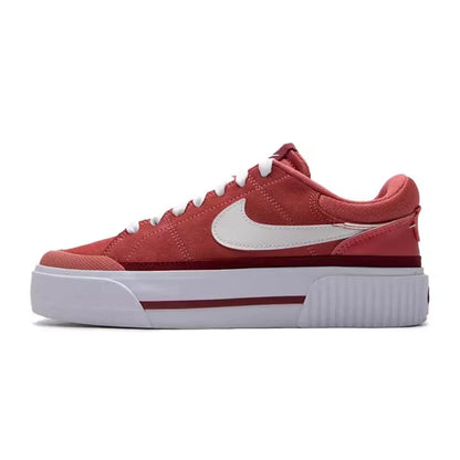 Nike Court Legacy Lit Leather Comfort Slip-Resistant Cushioned Durable Low-Top Tennis Shoes FD0355-133