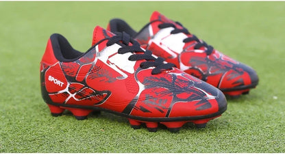 Buty piłkarskie dla dzieci Sports Society Field Chłopięce buty do piłki nożnej Futsal Szybkie buty do halowej piłki nożnej Oryginalne buty z kolcami do kostek Buty piłkarskie