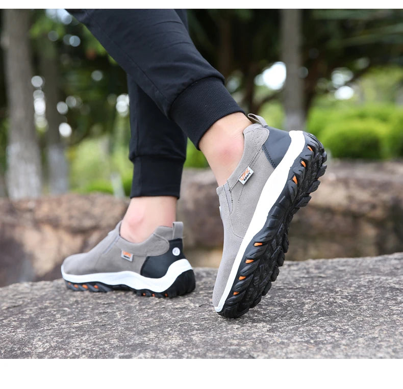 New Outdoor Hiking Camping Light Running Jogging Casual Sports Men's Shoes Non-slip Loafers Hiking Shoes Large Size 38-50
