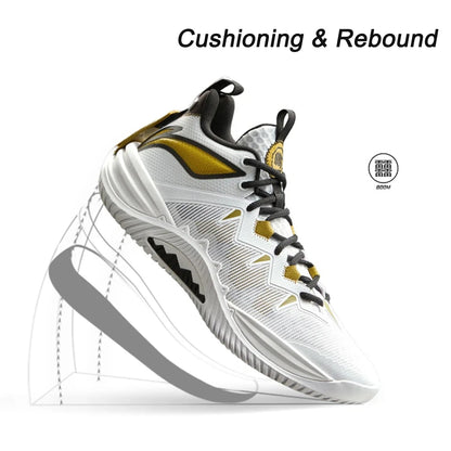 Li-Ning Men's BADFIVE STORM 2025 Outdoor Basketball Shoes BOOM Cushioning TUFF OS Wearable LiNing Sports Sneakers ABFV017