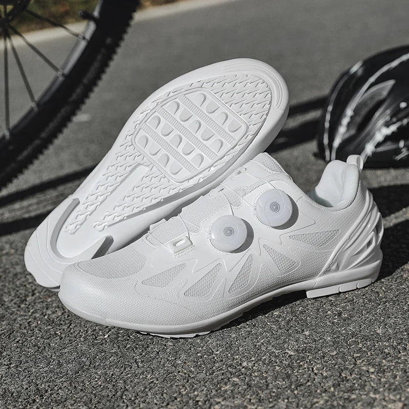 Scarpe da mountain bike non bloccanti da uomo senza tacchette, scarpe da ciclismo su strada RB Speed senza tacchetta, sneaker MTB da donna per pedali flat