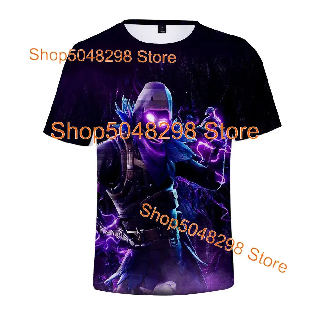 Μπλουζάκι Bushranger Fortnite για παιδιά, 3D εκτύπωση Banana Peely, T-shirt για άνδρες και γυναίκες, Tee Battle Royale Game, καλοκαιρινά τοπ, δώρα γενεθλίων