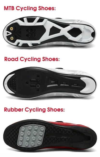 New Men Cycling Sneaker Shoes with Cleat Road Mountain Bike Racing Women Bicycle Spd Unisex Mtb Shoes Zapatillas Ciclismo Mtb