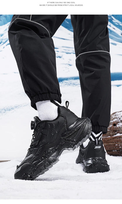 men boots 2025 New Winter Slippers Warm Men Shoes Waterproof Non-Slip Plush Sneakers Male tenis shoes Boots Men Sneakers Winter
