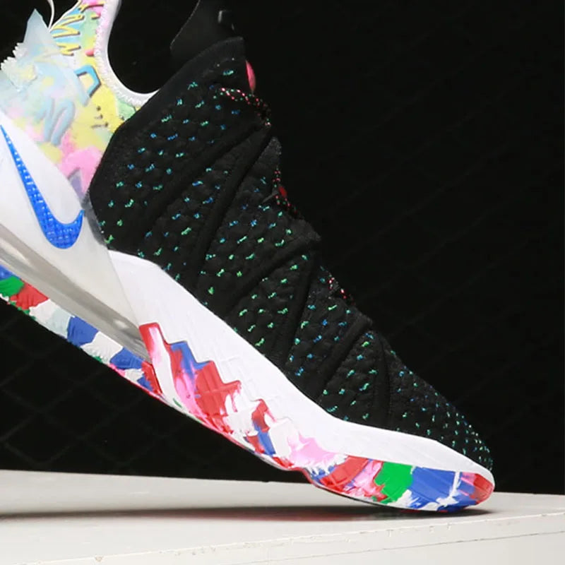 Zapatillas de baloncesto bajas acolchadas Nike Authentic Latest para hombre CQ9284-002