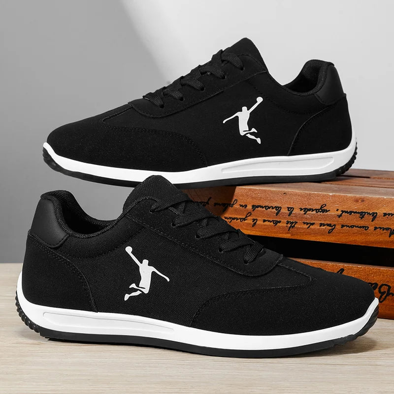Men's Shoes, Spring and Autumn Trendy Shoes, New Cross-Border Models, White, Black, Red Sneakers, Soft-Soled Breathable Men's Low-Top Versatile Casual Shoes