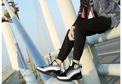 High-top Heightening Shoes Elevator Shoe Height Increase Footwear Men Height Increase Insole 6CM 8CM 10CM Sneakers Shoes