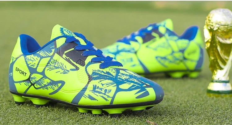 Buty piłkarskie dla dzieci Sports Society Field Chłopięce buty do piłki nożnej Futsal Szybkie buty do halowej piłki nożnej Oryginalne buty z kolcami do kostek Buty piłkarskie