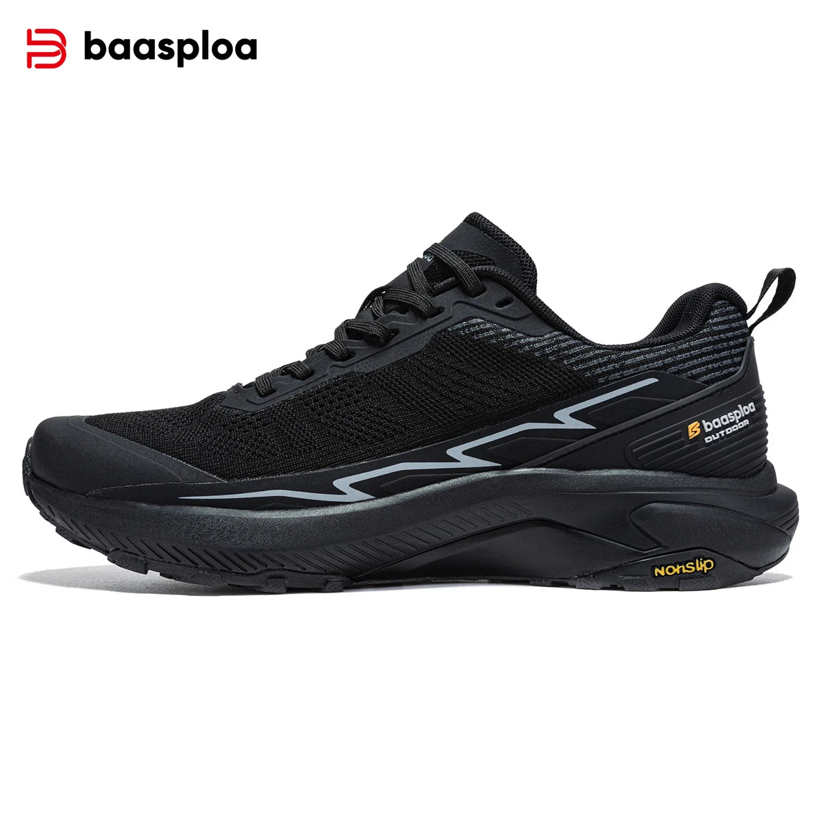 Ténis de caminhada para homem Baasploa: calçado de moda para atividades ao ar livre, leve e respirável; calçado casual masculino antiderrapante e resistente ao desgaste, ideal para escalada