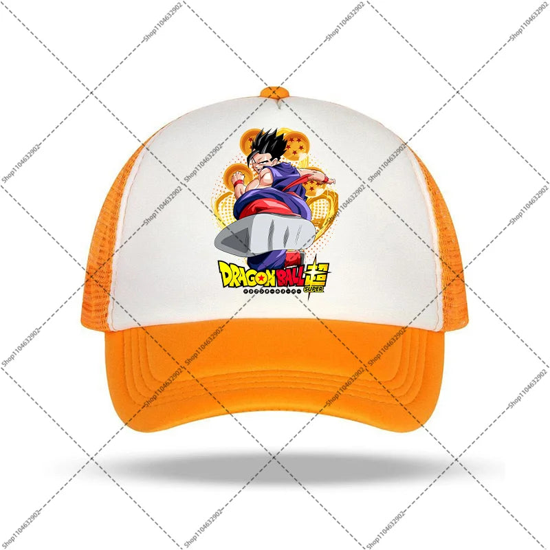 Dragon Ball-baseballkeps för kvinnor och män, solhattar, kepsar med tryck av seriefigurer och anime, bekväma unisex-bomullskepsar för vuxna, perfekta som sommargåvor och festpresenter